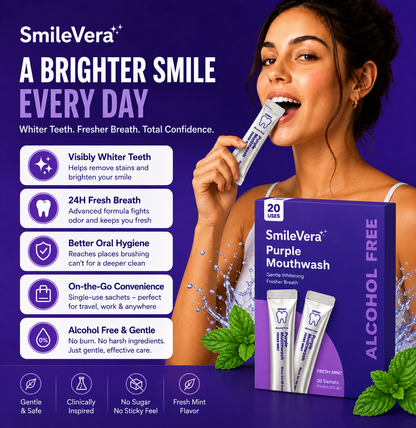 SmileVera Purple Mouthwash