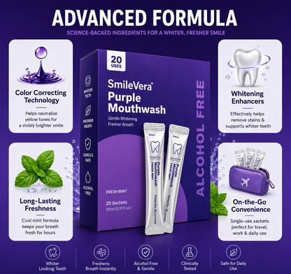 SmileVera Purple Mouthwash