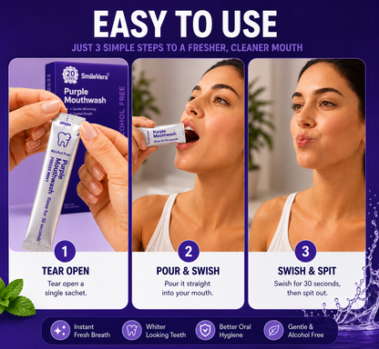 SmileVera Purple Mouthwash