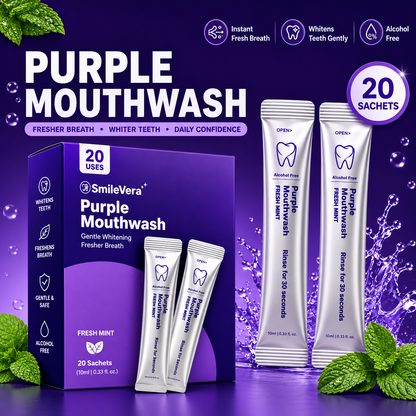 SmileVera Purple Mouthwash